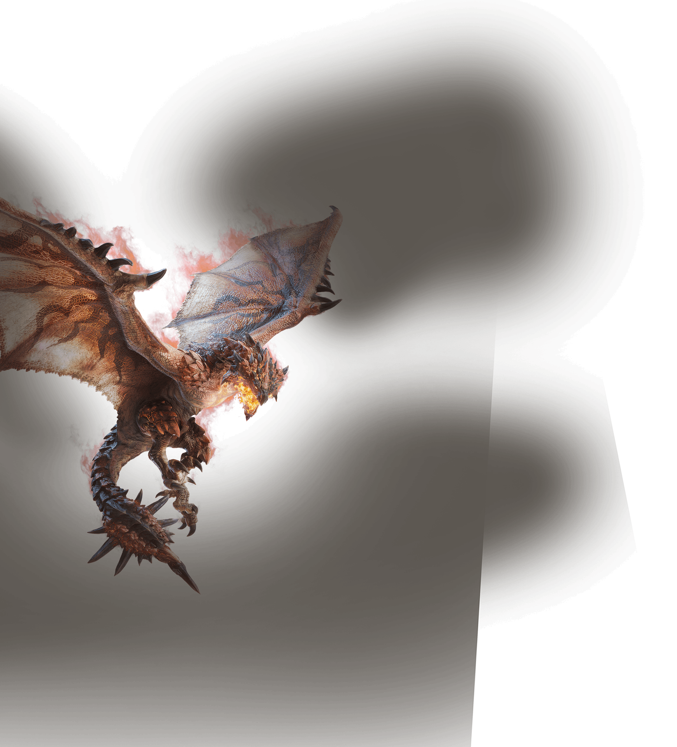 Radiant Rathalos, a Radiant species flying wyvern in Monster Hunter Outlanders