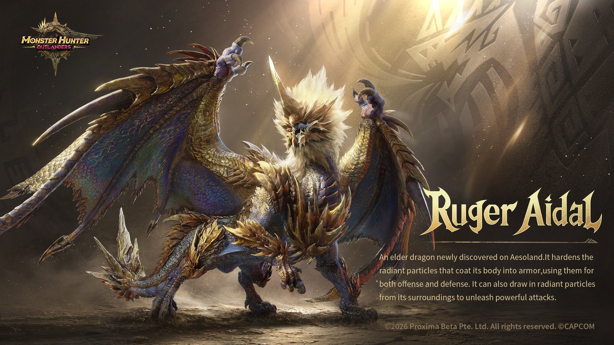 Ruger Aidal, original Elder Dragon flagship of Monster Hunter Outlanders